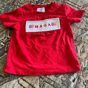 Smocked MAGA tee